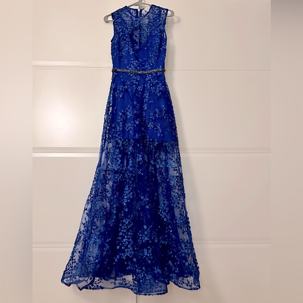 Olympia Gown in Cobalt